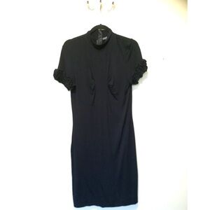 Chelsea & Theodore dress M black midi